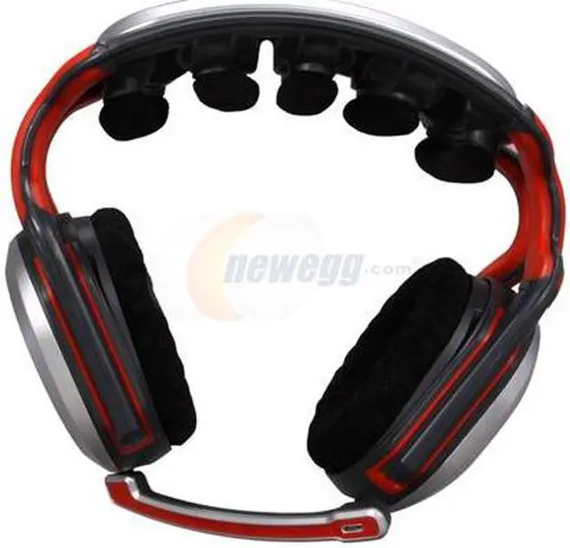 Alt view image 2 of 7 - psyko PC51V1 Circumaural 5.1 PC Gaming Headset System