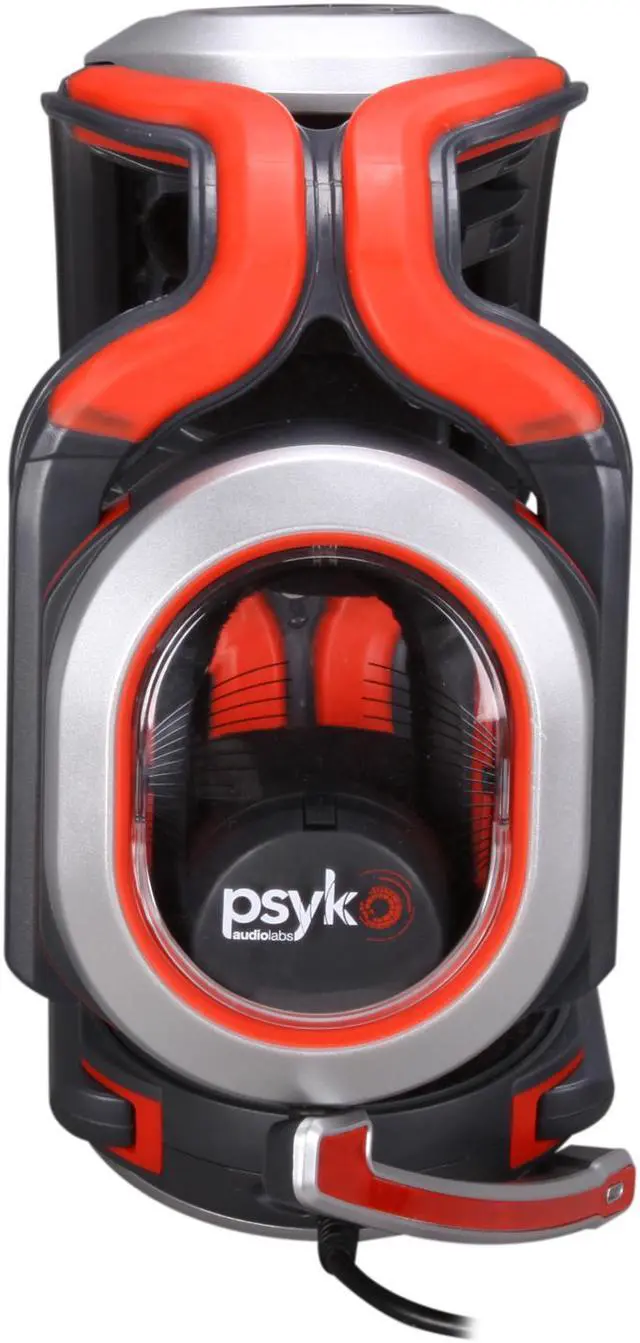 Alt view image 3 of 7 - psyko PC51V1 Circumaural 5.1 PC Gaming Headset System