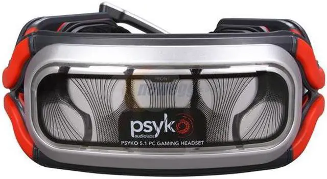 Alt view image 4 of 7 - psyko PC51V1 Circumaural 5.1 PC Gaming Headset System