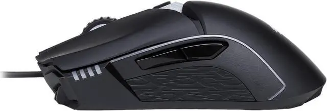 Alt view image 5 of 9 - AORUS M5 Real 16000 DPI Optical Sensor, Ergonomic design, Adjustable Weight and Balance, RGB Fusion 2.0 Wired Gaming Mouse, Matte Black (GM-AORUS M5)