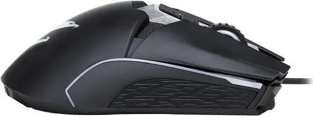 Alt view image 7 of 9 - AORUS M5 Real 16000 DPI Optical Sensor, Ergonomic design, Adjustable Weight and Balance, RGB Fusion 2.0 Wired Gaming Mouse, Matte Black (GM-AORUS M5)