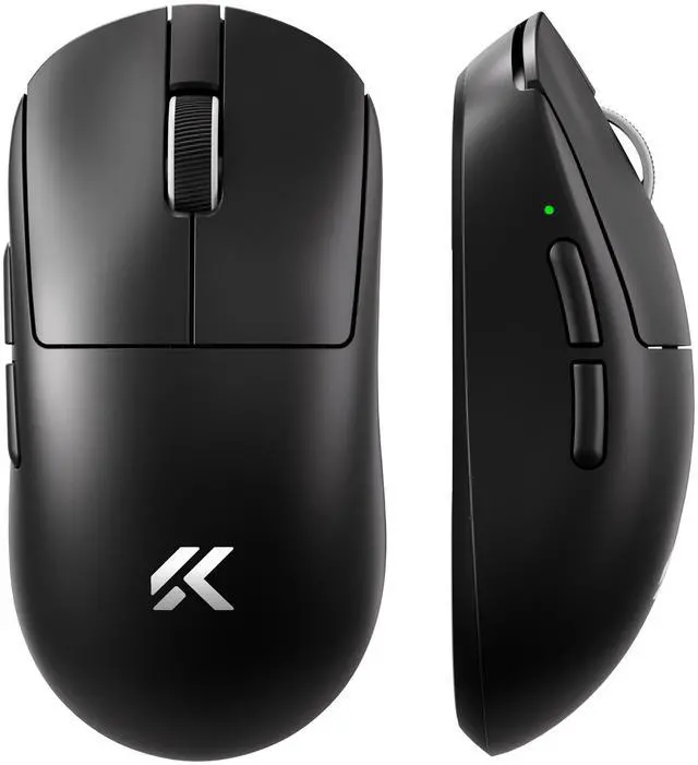 Main image of MCHOSE A7V2 Ultra Tri-Mode Lightweight Gaming Mouse, Dual 8K Wired/Wireless, PAW3950TI, 500mAh - Black