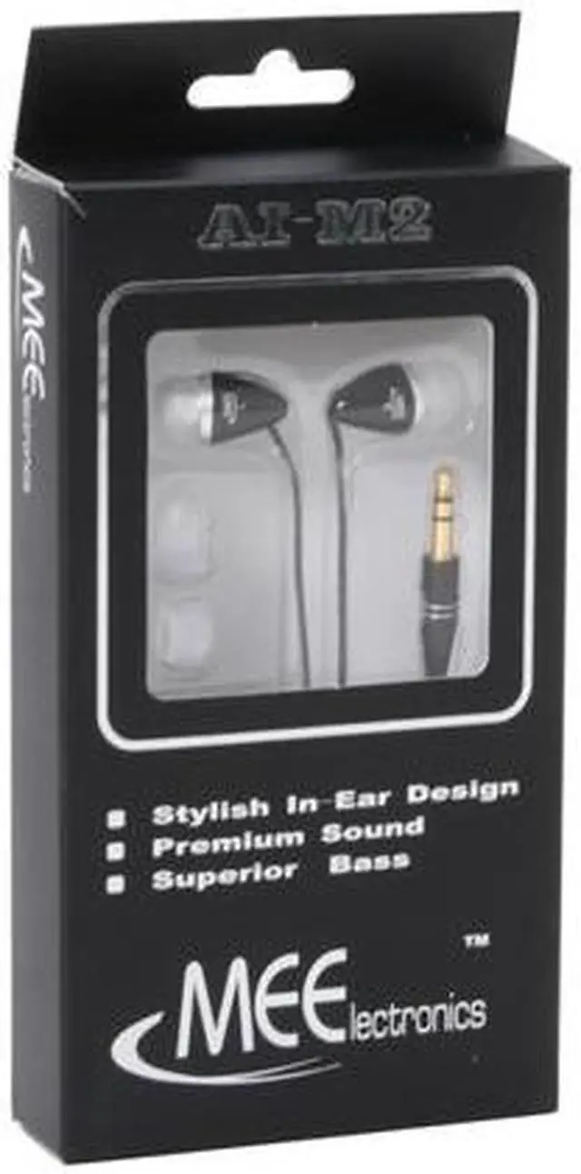 Alt view image 3 of 3 - Mee audio AI-M2 Gold-Plated 3.5mm Connector Canal Sound-isolating Earbud Headphones