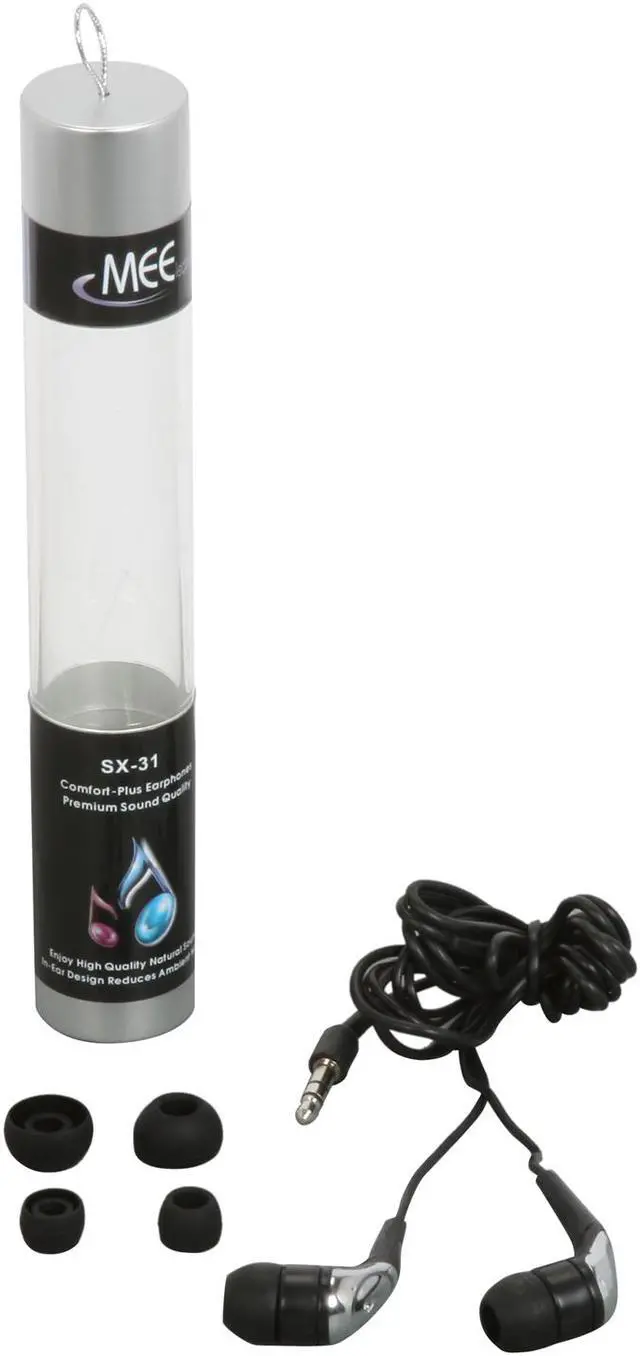 Alt view image 3 of 3 - Mee audio Original Series SX-31 In-Ear Earphones for iPod and MP3 Players (black)