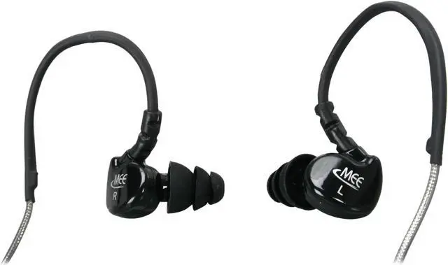 Main image of Mee audio M6-BK 3.5mm Gold-Plated Connector Canal Stylish Sound-Isolating Earphones (Black)