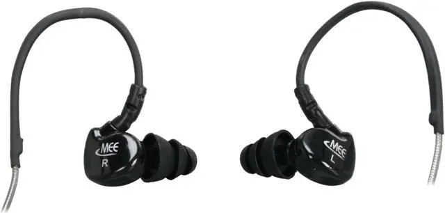 Alt view image 2 of 4 - Mee audio M6-BK 3.5mm Gold-Plated Connector Canal Stylish Sound-Isolating Earphones (Black)