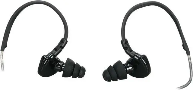 Alt view image 3 of 4 - Mee audio M6-BK 3.5mm Gold-Plated Connector Canal Stylish Sound-Isolating Earphones (Black)