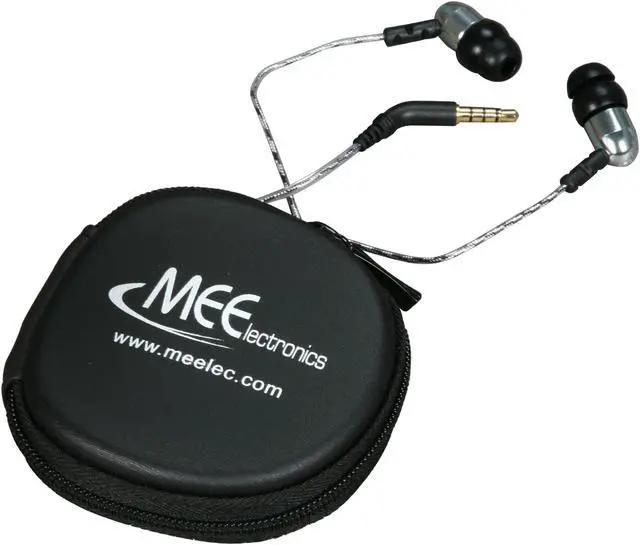 Main image of MEElectronics Hi-Fi Sound-Isolating In-Ear Headphones with Microphone for iPhone and Recent blackberry Models (M9P-SL)