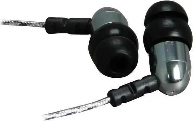 Alt view image 3 of 5 - MEElectronics Hi-Fi Sound-Isolating In-Ear Headphones with Microphone for iPhone and Recent blackberry Models (M9P-SL)