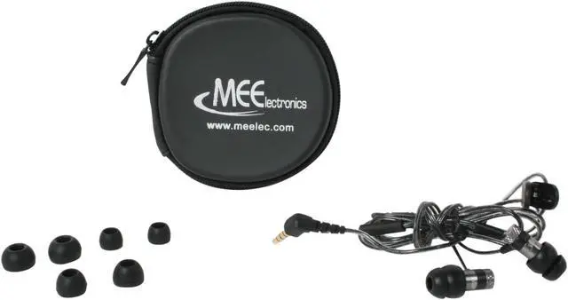 Alt view image 5 of 6 - MEElectronics In Ear Headphones with In-Line Microphone/Single Button Remote for iPhone & Android Phone (M16P)