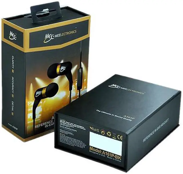 Alt view image 5 of 5 - Mee audio EP-A161P-BK-MEE 3.5mm Connector Earbud In-Ear Noise-Canceling Headphones with Balanced Armature Technology