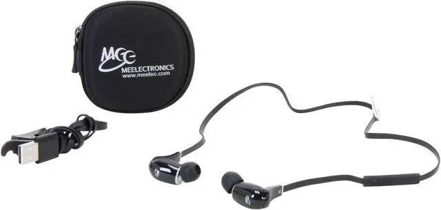 Alt view image 5 of 6 - Mee audio Black/White EP-AF71-BK-MEE Air-Fi METRO AF71 Bluetooth Noise Isolating In-Ear Stereo Headset -