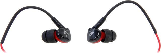 Alt view image 5 of 7 - Mee audio Black/Red EP-SF6P-RDBK-MEE 3.5mm Connector Sport-Fi S6P Memory Wire In-Ear Earphones -
