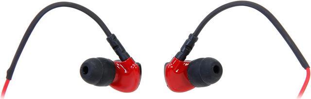 Alt view image 6 of 7 - Mee audio Black/Red EP-SF6P-RDBK-MEE 3.5mm Connector Sport-Fi S6P Memory Wire In-Ear Earphones -