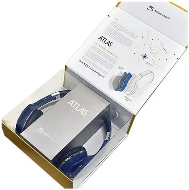 Alt view image 6 of 7 - Mee audio Sky HP-ATLAS-SK-MEE 3.5 mm gold plated, right angle connector Connector Atlas Fantasy IML Graphics On-Ear Headphones with Headset Functionality