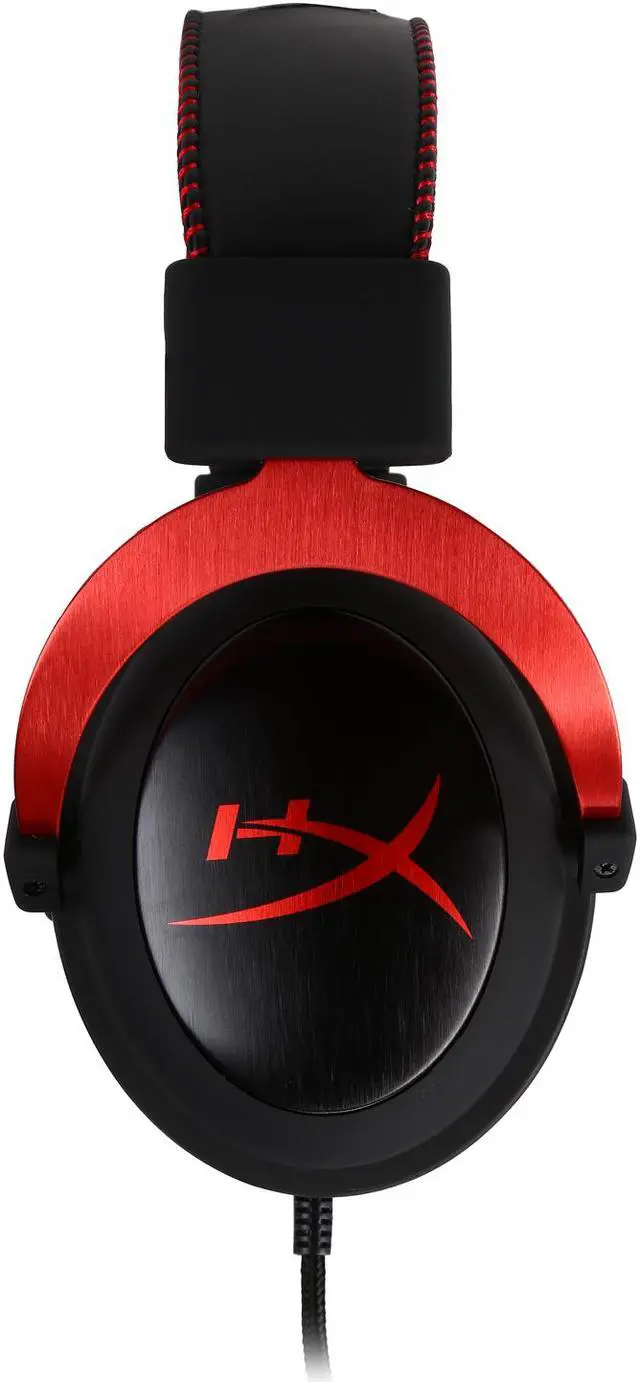 Alt view image 4 of 7 - HyperX Cloud II Gaming Headset with 7.1 Virtual Surround Sound - Red - Rainbow Six Siege Edition