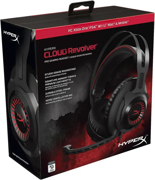 Alt view image 6 of 7 - HyperX Revolver Wired Gaming Headset (HX-HSCR-BK/NA)
