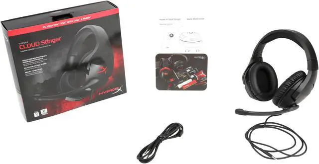 Alt view image 9 of 9 - HyperX Cloud Stinger Wired Gaming Headset (HX-HSCS-BK/NA)