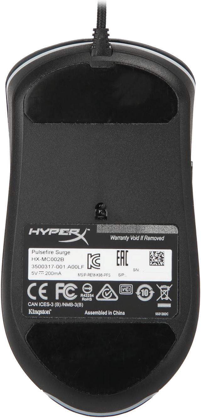 Alt view image 6 of 8 - HyperX Pulsefire Surge RGB Gaming Mouse - HX-MC002B