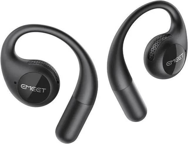 Alt view image 3 of 4 - eMeet AirFlow Open-Ear Headphone - Black   EMO1BB-LD