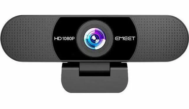Alt view image 3 of 3 - EMEET C960 - 1080P Webcam with 2 Noise Reduction Mics - 90deg Field of View - Plug and Play and compatible with all OS - EMC9BF-LD