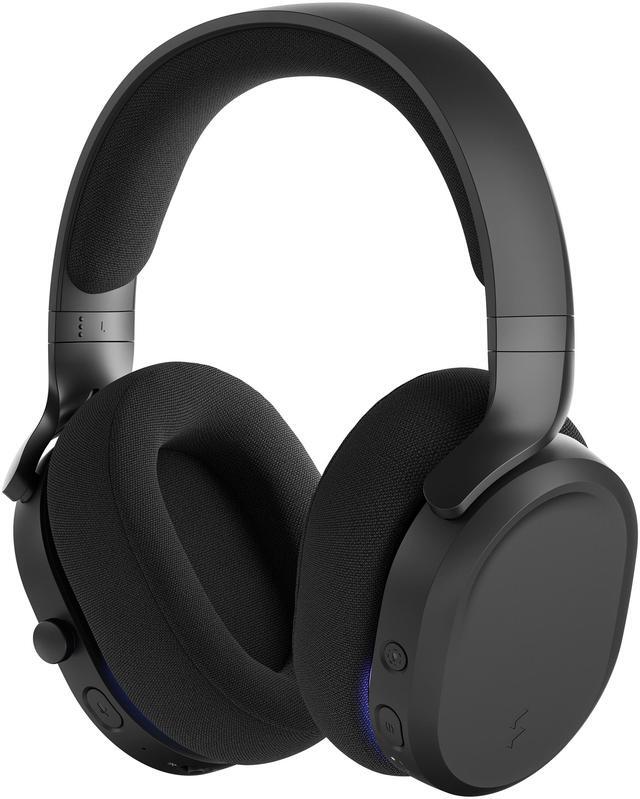 Alt view image 11 of 14 - Fractal Design Scape Dark RGB Wireless Gaming Headset w/ Immersive Audio, USB Dongle & BT 5.3, Charging Stand, 40-Hr Battery, compatible with PC, Mac, PS4, PS5, Switch, Mobile - Black (FD-HS-SCA1-01)