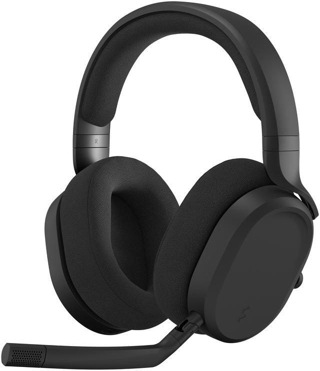Alt view image 6 of 14 - Fractal Design Scape Dark RGB Wireless Gaming Headset w/ Immersive Audio, USB Dongle & BT 5.3, Charging Stand, 40-Hr Battery, compatible with PC, Mac, PS4, PS5, Switch, Mobile - Black (FD-HS-SCA1-01)