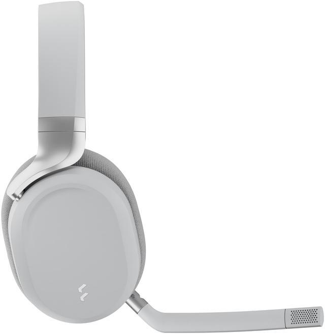 Alt view image 9 of 16 - Fractal Design Scape Light RGB Wireless Gaming Headset w/ Immersive Audio, USB Dongle & BT 5.3, Charging Stand, 40-Hr Battery, compatible with PC, Mac, PS4, PS5, Switch, Mobile - Gray (FD-HS-SCA1-02)