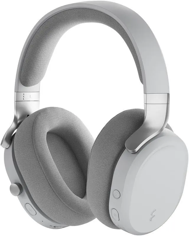 Alt view image 11 of 16 - Fractal Design Scape Light RGB Wireless Gaming Headset w/ Immersive Audio, USB Dongle & BT 5.3, Charging Stand, 40-Hr Battery, compatible with PC, Mac, PS4, PS5, Switch, Mobile - Gray (FD-HS-SCA1-02)