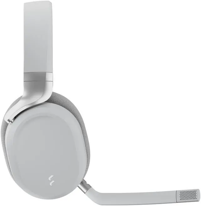 Alt view image 14 of 16 - Fractal Design Scape Light RGB Wireless Gaming Headset w/ Immersive Audio, USB Dongle & BT 5.3, Charging Stand, 40-Hr Battery, compatible with PC, Mac, PS4, PS5, Switch, Mobile - Gray (FD-HS-SCA1-02)