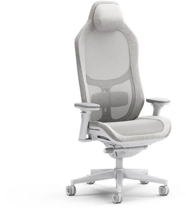 Alt view image 4 of 10 - Fractal Design Refine 2 Ergonomic Gaming Chair, Light Breathable Mesh