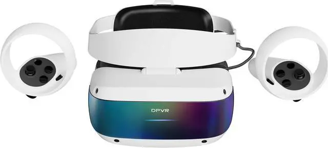 Alt view image 2 of 11 - DPVR E4 (White) PCVR PC Gaming - 120hz Refresh Rate - Inside out Tracking -  116° Field of View