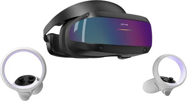 Alt view image 6 of 11 - DPVR E4 (Black) PCVR PC Gaming - 120hz Refresh Rate - Inside out Tracking -  116° Field of View