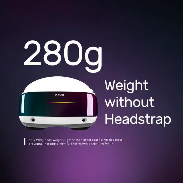 Alt view image 8 of 11 - DPVR E4 (Black) PCVR PC Gaming - 120hz Refresh Rate - Inside out Tracking -  116° Field of View