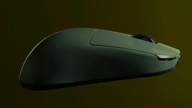 Alt view image 3 of 8 - Pulsar Gaming Gears X2H (High Hump) Founder's Edition Wireless Gaming Mouse, Ultra Lightweight 1.9oz (54g), Symmetrical, 4K Dongle included, 2.4 Ghz, 1 ms Polling Rate, 26k DPI, PAW3395 Sensor, Green
