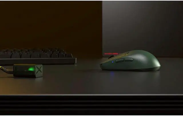 Alt view image 3 of 8 - Pulsar Gaming Gears X2H (High Hump) Mini Founder's Edition Wireless Gaming Mouse, Ultra Lightweight 1.82oz (52g), Symmetrical, 4K Dongle included, 2.4 Ghz, 1ms Polling Rate, 26k DPI, PAW3395 Sensor, Green
