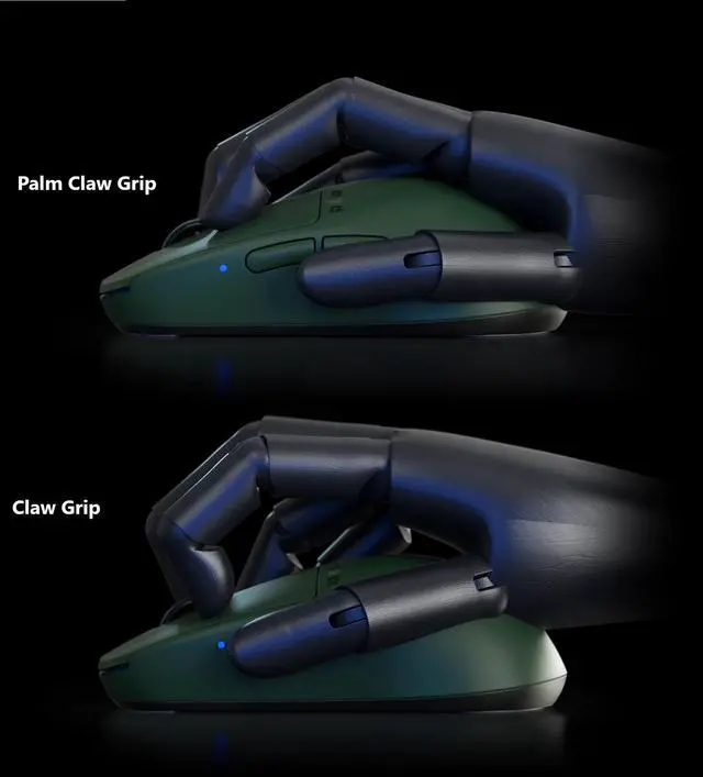 Alt view image 5 of 8 - Pulsar Gaming Gears X2H (High Hump) Mini Founder's Edition Wireless Gaming Mouse, Ultra Lightweight 1.82oz (52g), Symmetrical, 4K Dongle included, 2.4 Ghz, 1ms Polling Rate, 26k DPI, PAW3395 Sensor, Green
