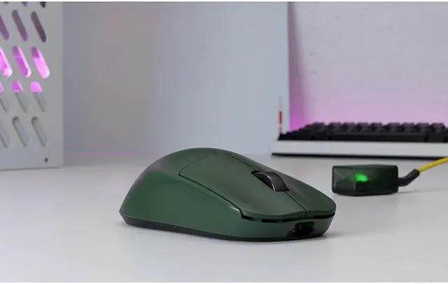 Alt view image 3 of 6 - Pulsar Gaming Gears X2V2 Founder's Edition Wireless Gaming Mouse, Ultra Lightweight 1.87oz (53g), Symmetrical, 4K Dongle Included, 2.4Ghz 1ms Polling Rate, 26k DPI, PAW3395 Sensor, Green