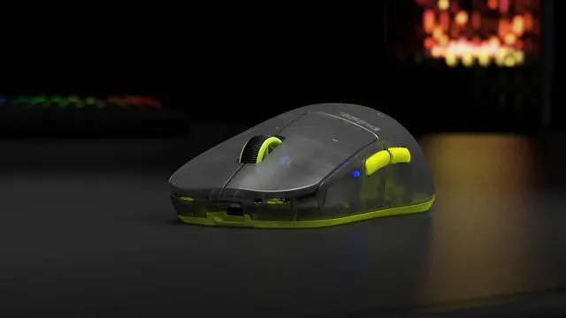 Alt view image 8 of 10 - Pulsar Gaming Gears X2H Mini Wireless Gaming Mouse Ultralight 52g, Ambidextrous, PAW3395 26K DPI Optical Sensor,5 Programmable Buttons, Compatible w/Windows/Mac/Linux, Acidic Green