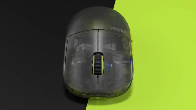 Alt view image 6 of 10 - Pulsar Gaming Gears X2H Wireless Gaming Mouse Ultralight 54g, Ambidextrous, PAW3395 26K DPI Optical Sensor, 5 Programmable Buttons, Compatible w/Windows/Mac/Linux, Acidic Green