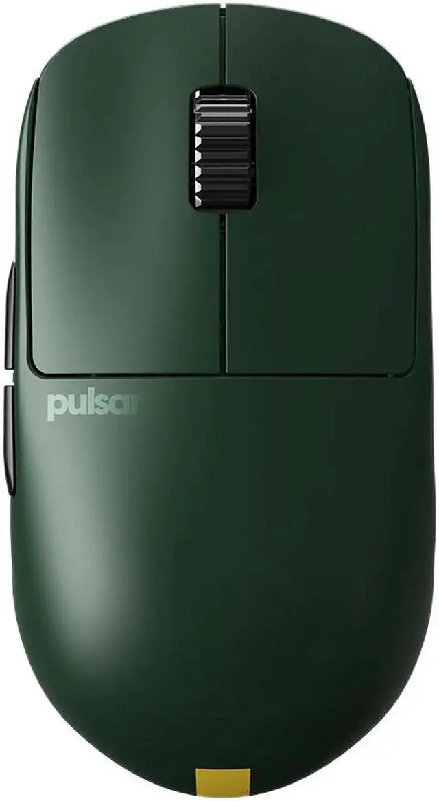 Main image of Pulsar Gaming Gears X2H Founder's Edition eS Wireless Gaming Mouse Lightweight 65g Ambidextrous, 2.4 Ghz 4K Dongle Included PAW3395 26K DPI Optical Sensor, OLED Display, Green