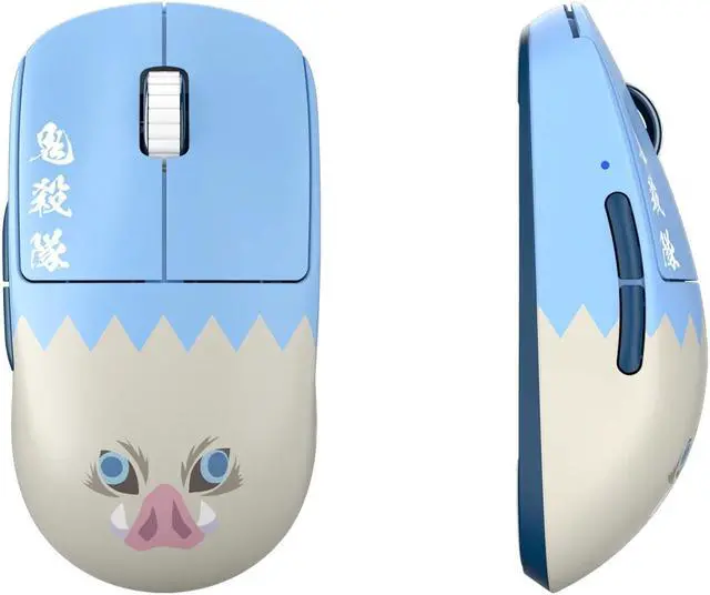 Alt view image 3 of 6 - Pulsar Gaming Gears X2 V2 Demon Slayer Edition - Wireless Gaming Mouse, Ultra Lightweight 54g, PAW3395 26K DPI Sensor, 1ms Polling Rate, Optical, Symmetrical Shape, Lag-Free 2.4GHz, Hashibira Inosuke