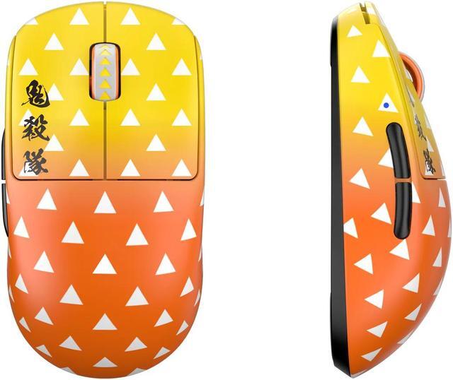 Alt view image 3 of 6 - Pulsar Gaming Gears X2 V2 Mini Demon Slayer Edition - Wireless Gaming Mouse, Ultra Lightweight 52g, PAW3395 26K DPI Sensor, 1ms Polling Rate, Optical, Symmetrical Shape, Lag-Free 2.4GHz, Zenitsu