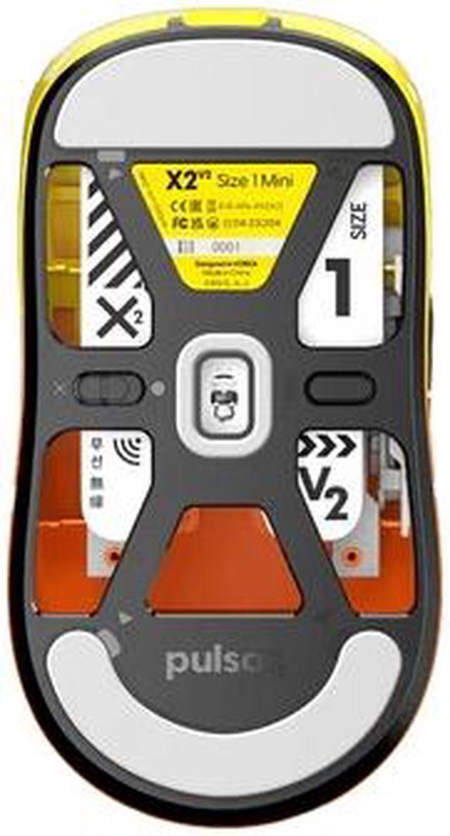 Alt view image 4 of 6 - Pulsar Gaming Gears X2 V2 Mini Demon Slayer Edition - Wireless Gaming Mouse, Ultra Lightweight 52g, PAW3395 26K DPI Sensor, 1ms Polling Rate, Optical, Symmetrical Shape, Lag-Free 2.4GHz, Zenitsu