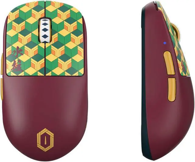 Alt view image 3 of 6 - Pulsar Gaming Gears X2H (High Hump) Demon Slayer Edition - Wireless Gaming Mouse, Ultra Lightweight 55g, PAW3395 26K DPI, 1ms Polling Rate, Optical, Symmetrical Shape, Lag-Free 2.4 GHz, Giyu