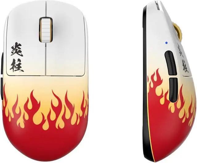 Alt view image 3 of 6 - Pulsar Gaming Gears X2H (High Hump) Demon Slayer Edition - Wireless Gaming Mouse, Ultra Lightweight 55g, PAW3395 26K DPI, 1ms Polling Rate, Optical, Symmetrical Shape, Lag-Free 2.4 GHz, Kyojuro