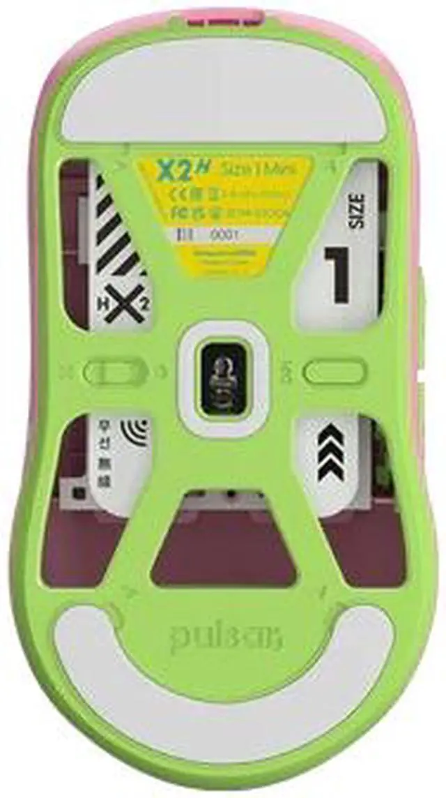 Alt view image 4 of 6 - Pulsar Gaming Gears X2H Mini (High Hump) Demon Slayer Edition - Wireless Gaming Mouse, Ultra Lightweight 53g, PAW3395 26K DPI, 1ms Polling, Optical, Symmetrical Shape, Lag-Free 2.4 GHz, Mitsuri