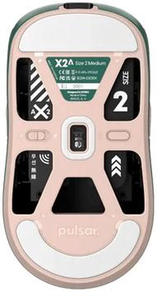 Alt view image 6 of 6 - Pulsar Gaming Gears X2A Demon Slayer Edition - Wireless Gaming Mouse - Ambidextrous, Ultra Lightweight 58g, PAW3395 26K DPI Sensor, 1ms Polling Rate, Optical Switch, Lag-Free 2.4 GHz, Sanemi