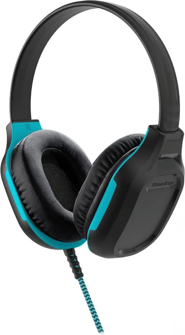 Main image of Gumdrop 01H026 DropTech On-Ear Wired Headphones No Mic | USB C - Long Tangle Free Chew-Proof Cord - Rugged Reliable Drop Tested and Comfortable for Kids