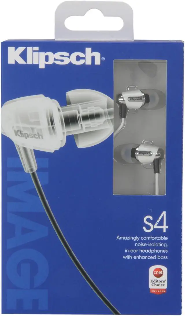 Alt view image 6 of 6 - Klipsch White IMAGE S4-WHITE 3.5mm Connector In Ear Headphone
